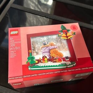 Lego Christmas picture frame set, brand new and unopened